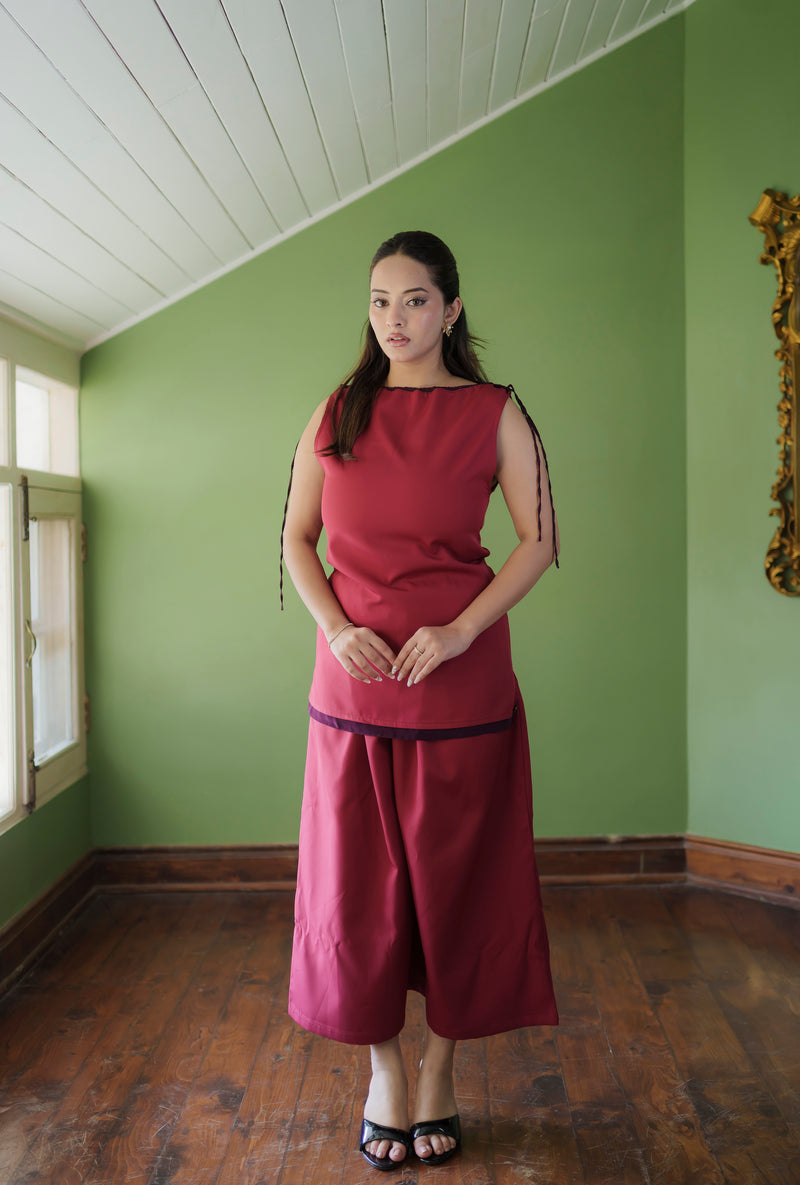 Eve India women Clothing Berry Haze Set