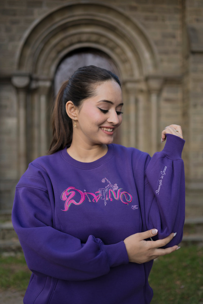 Eve India women Clothing Divine — Regular Crewneck Sweatshirt
