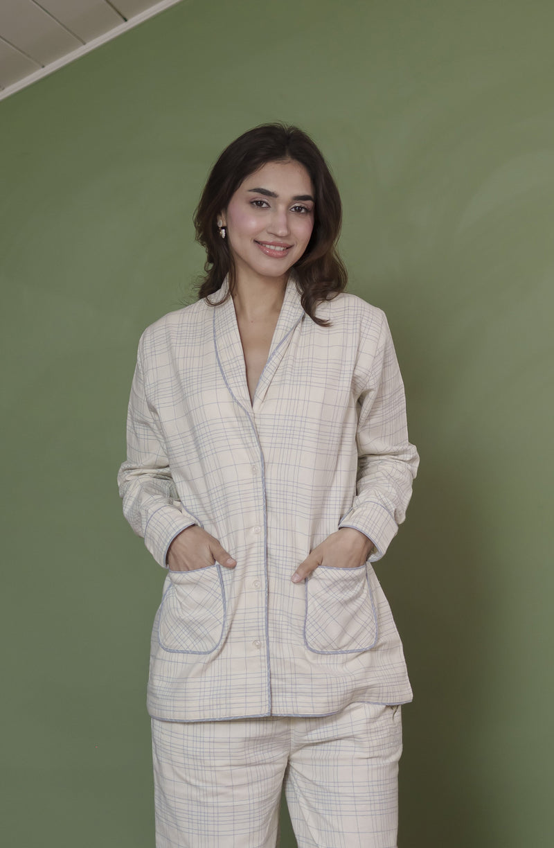 ivory-check-flannel-night-shirt All About Eve