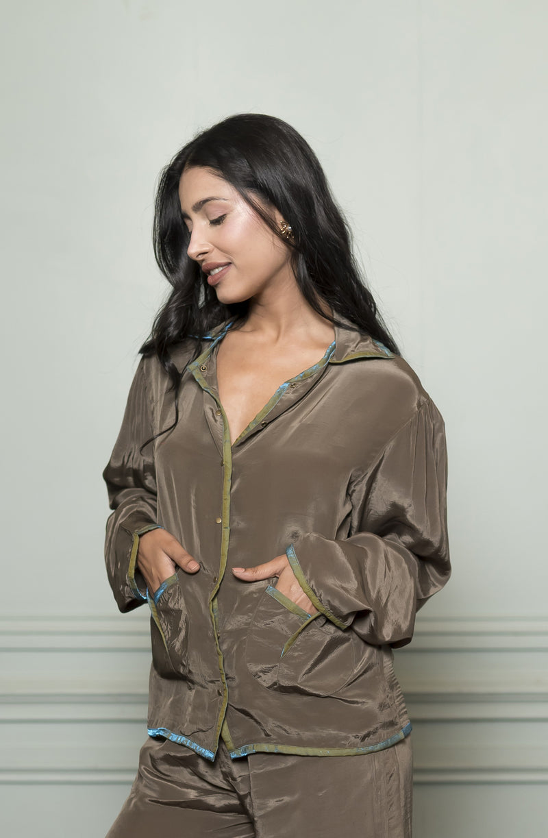 moss-glow-tulip-satin-shirt All About Eve