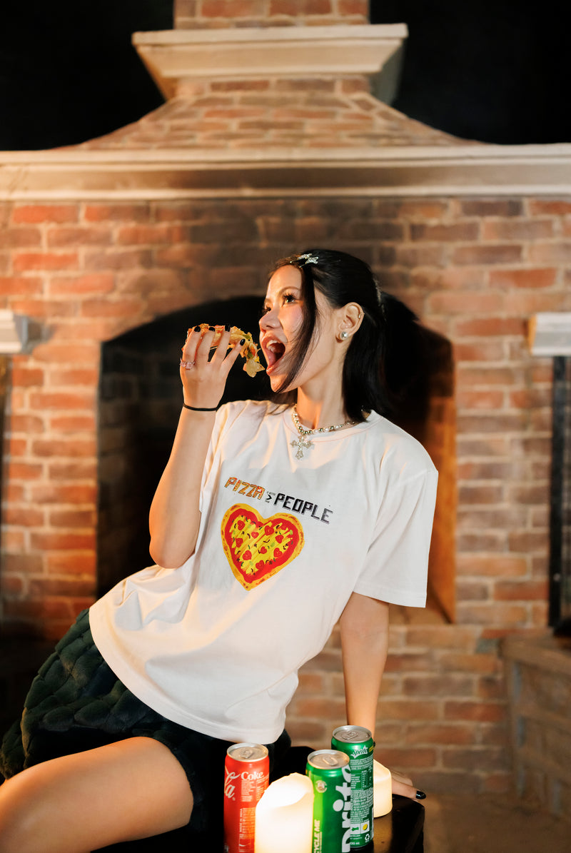 Eve India women Clothing Pizza People Tee