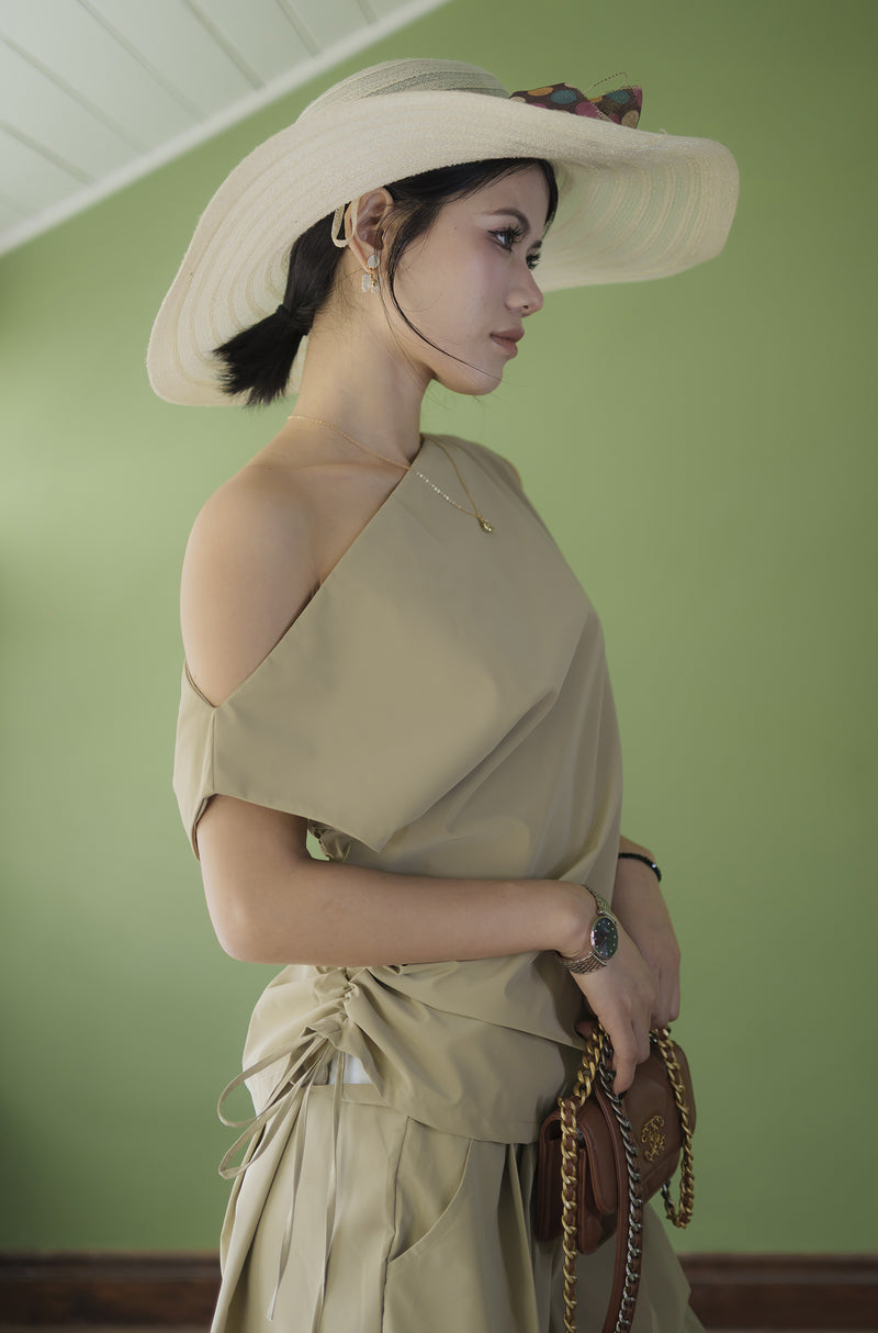 sand-dune-offshoulder-side-scrunch-top All About Eve