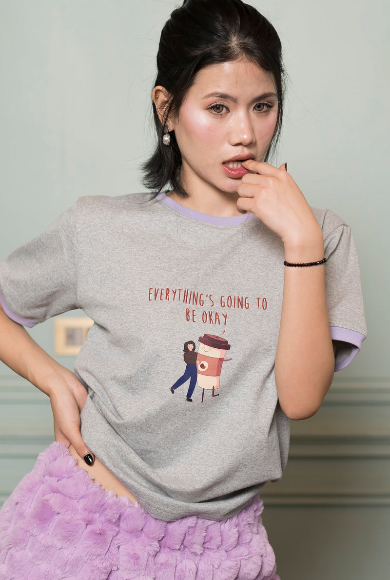 Eve India women Clothing Everything’s Going to Be Okay Tee