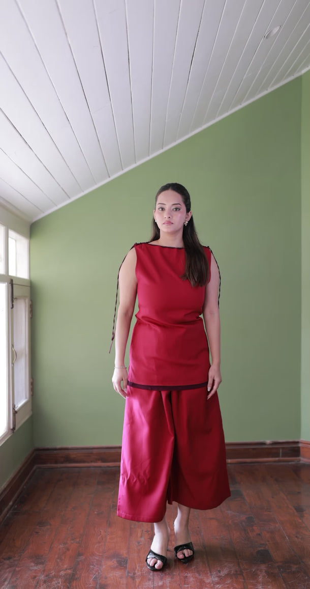 Eve India women Clothing Berry Haze Set