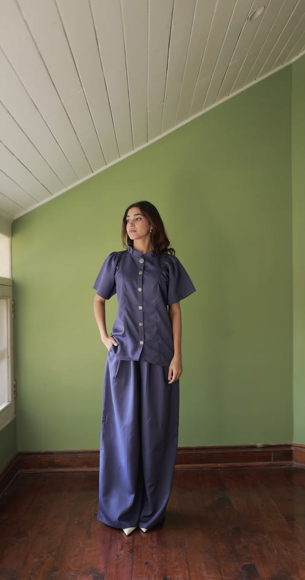 Eve India women Clothing Azure Hour Set